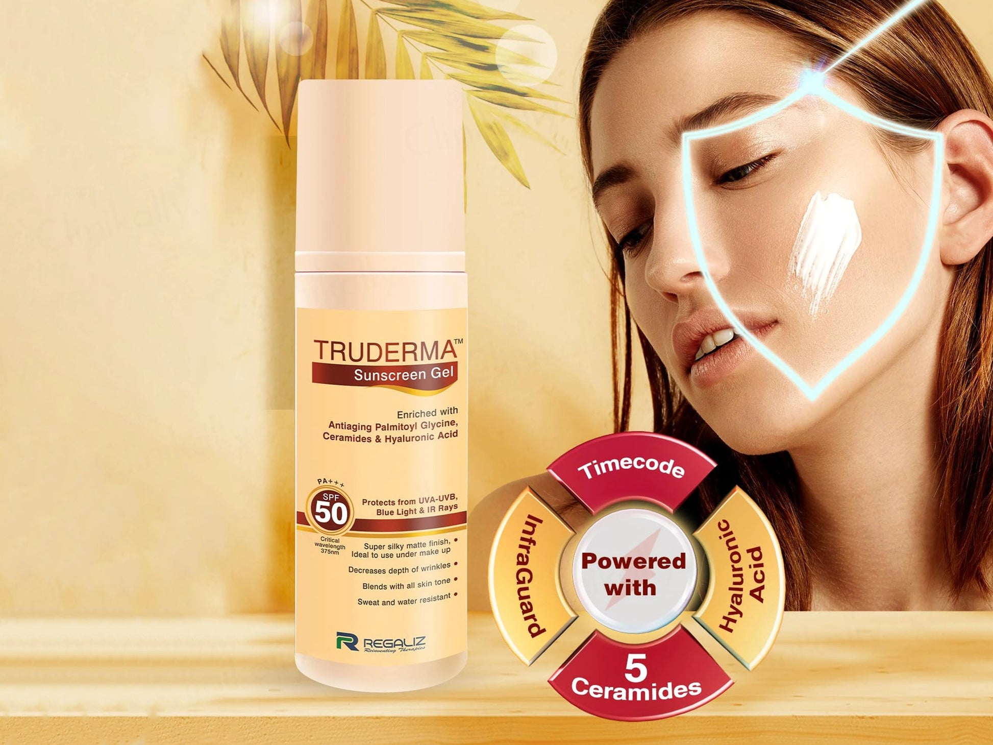 Truderma Sunscreen Gel SPF 50 PA