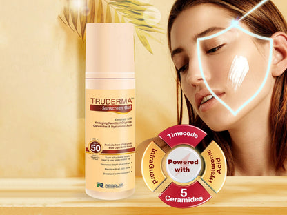 Truderma Sunscreen Gel SPF 50 PA
