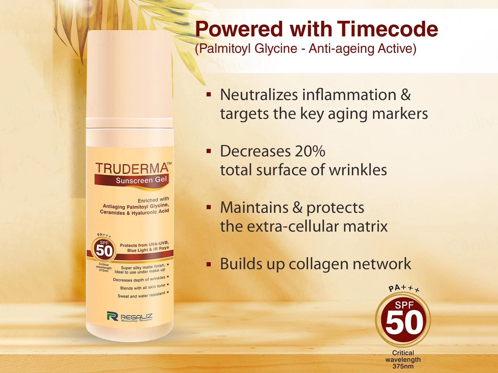Truderma Sunscreen Gel SPF 50 PA