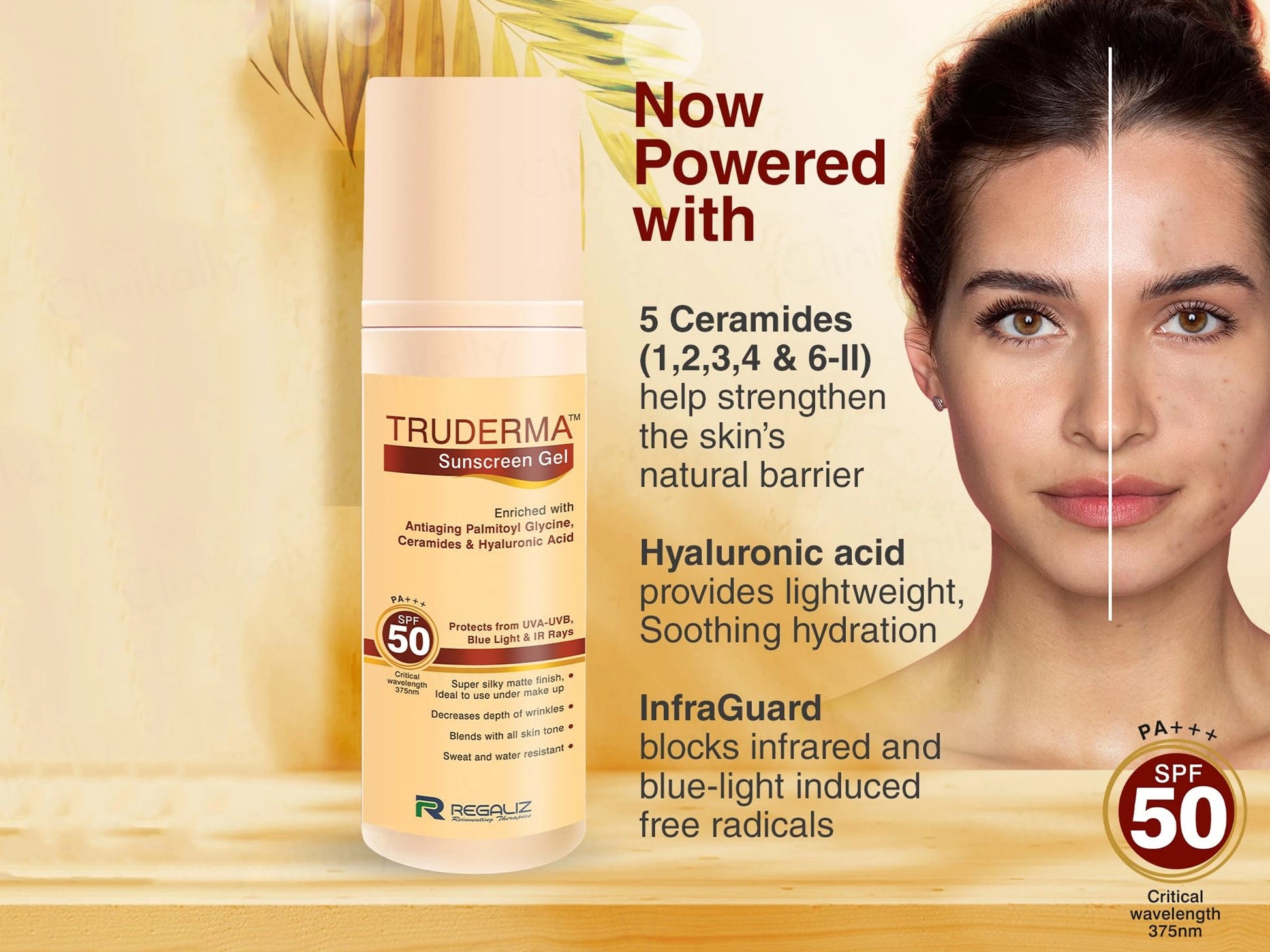 Truderma Sunscreen Gel SPF 50 PA