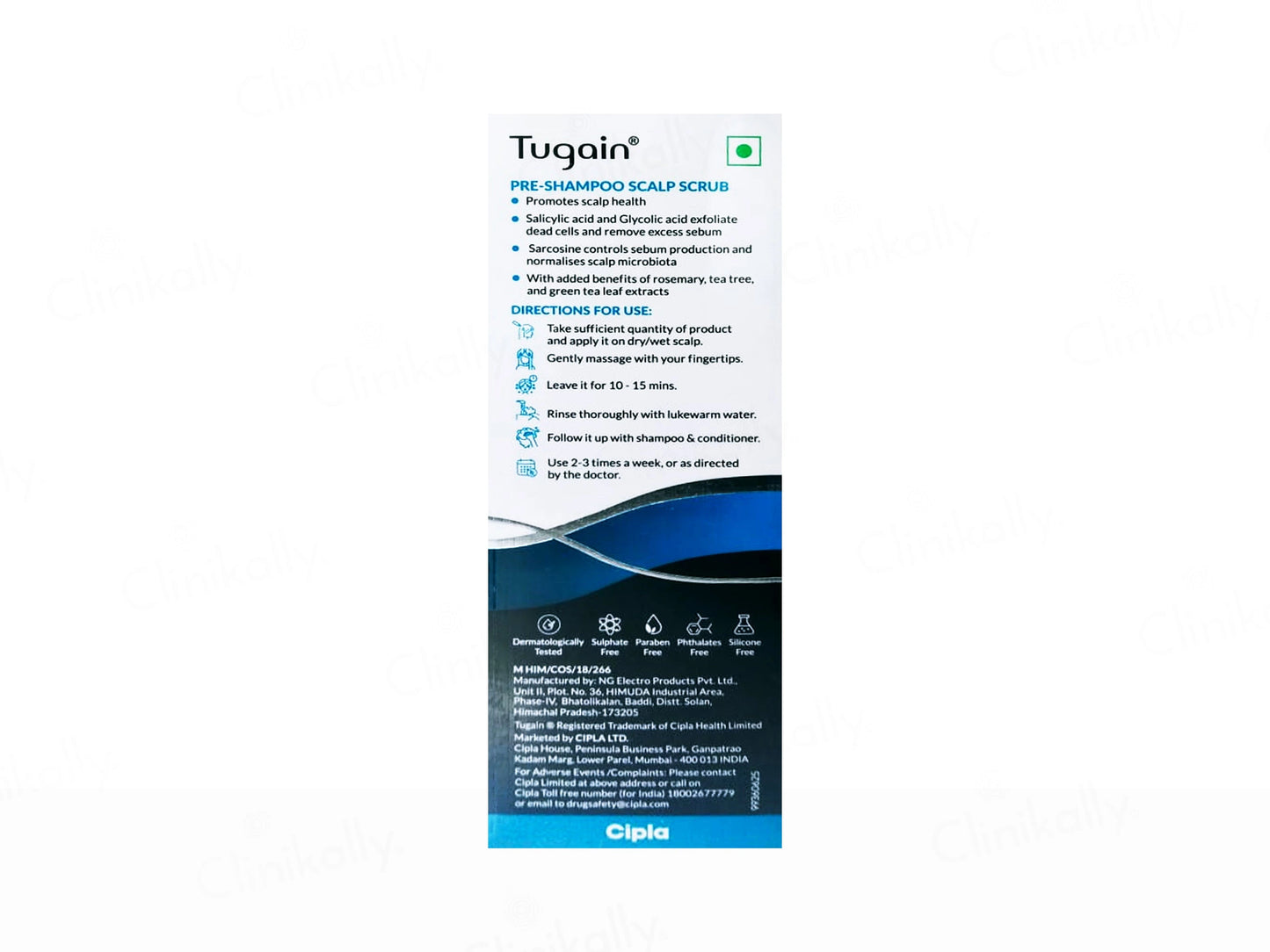 Tugain Pre-Shampoo Scalp Scrub