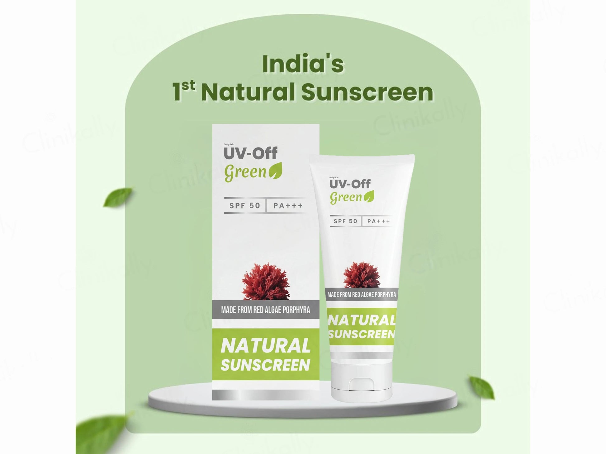 UV-Off Green Natural Sunscreen SPF 50 PA