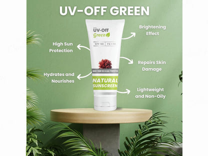 UV-Off Green Natural Sunscreen SPF 50 PA