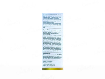 UV-Sheet Sunscreen Aqua Gel SPF 50 PA