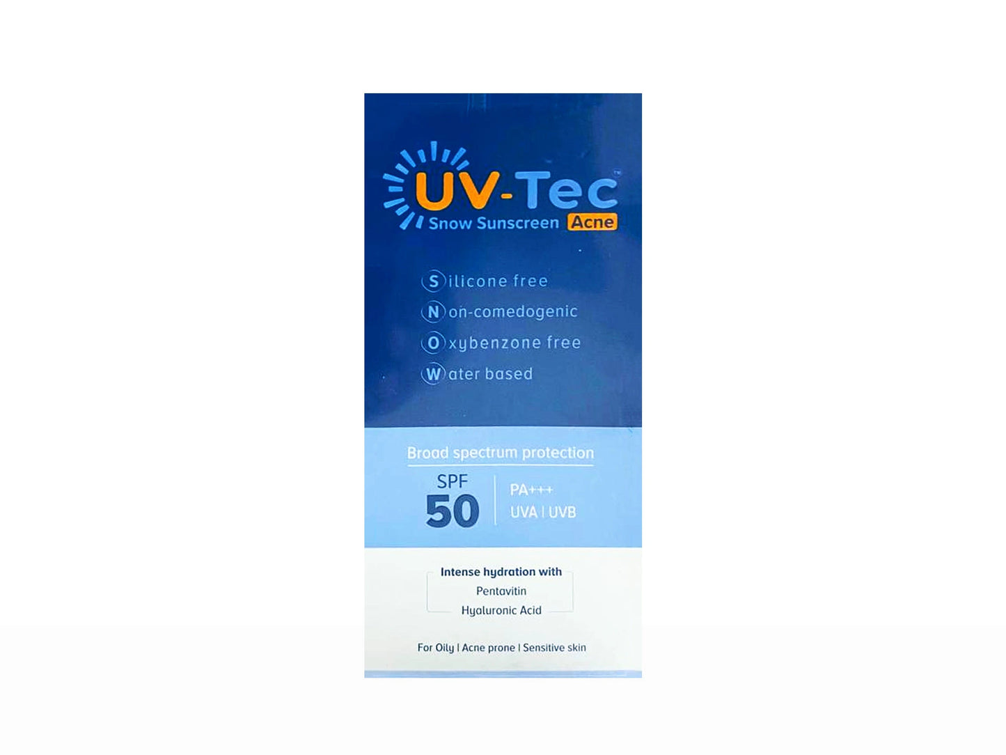 UV-Tec Acne Snow Sunscreen SPF 50 PA