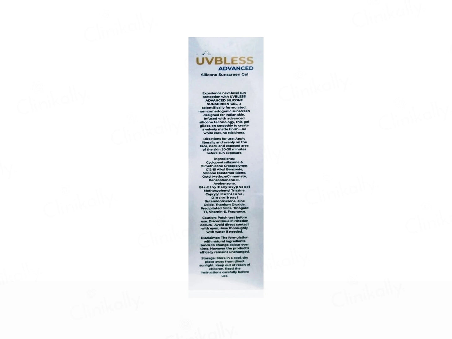 UVBless Advanced Silicone Sunscreen Gel SPF 50 PA