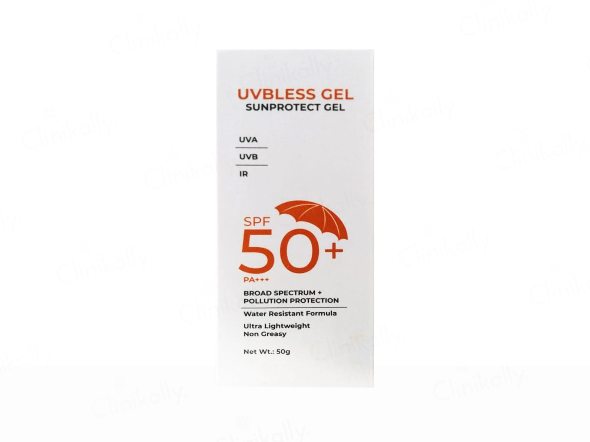 UVBless Sunprotect Ultra Lightweight Sunscreen Gel SPF 50 PA