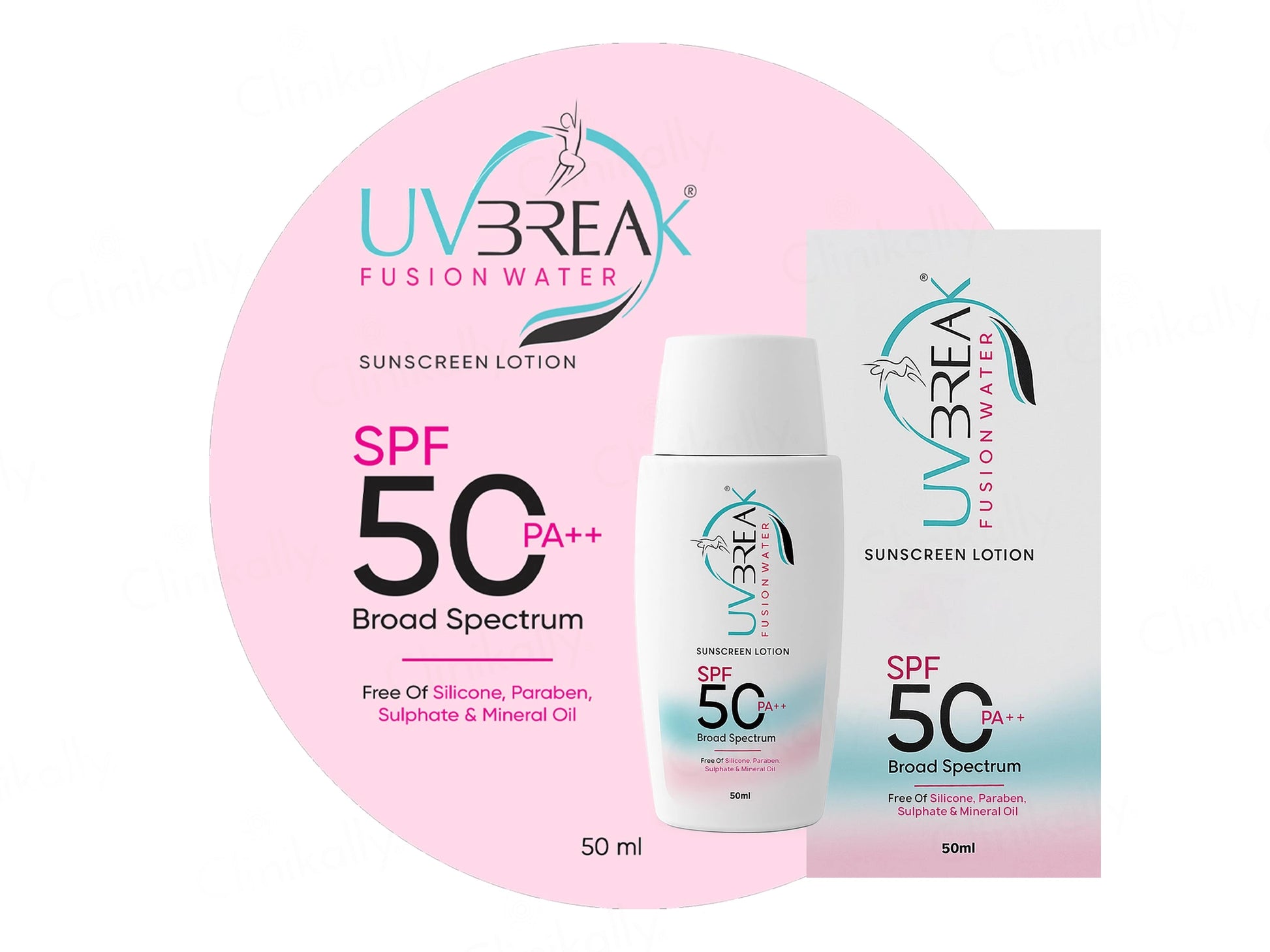 UV Break Fusion Water Sunscreen Lotion SPF 50 PA