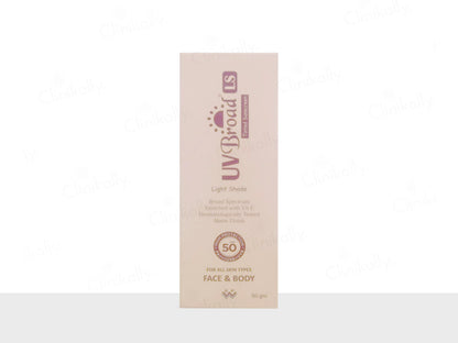 UV Broad LS Light Shade Tinted Sunscreen SPF 50 PA