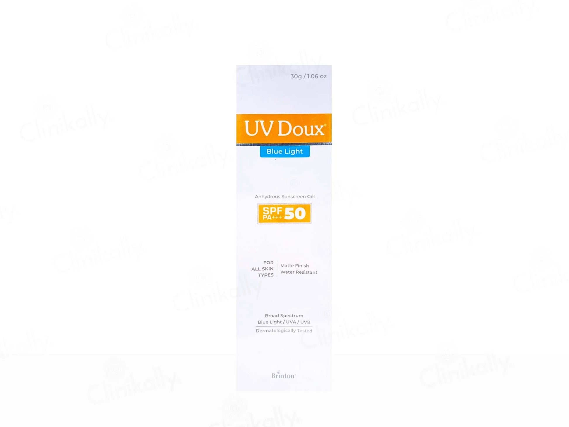 UV Doux Blue Light Anhydrous Sunscreen Gel SPF 50 PA