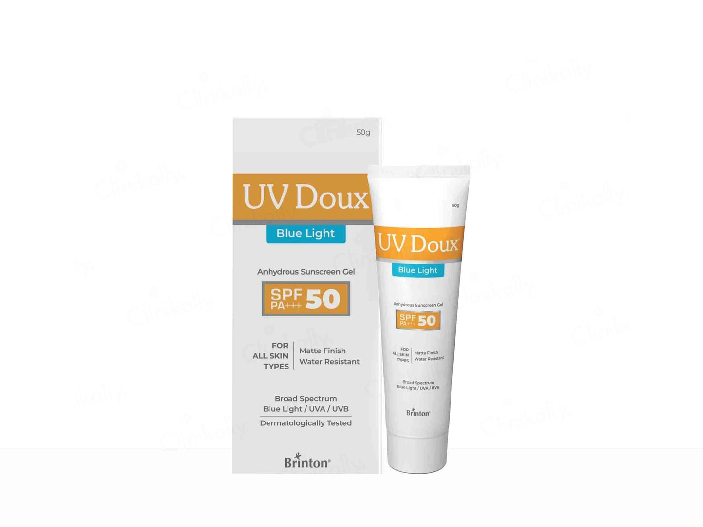 UV Doux Blue Light Anhydrous Sunscreen Gel SPF 50 PA