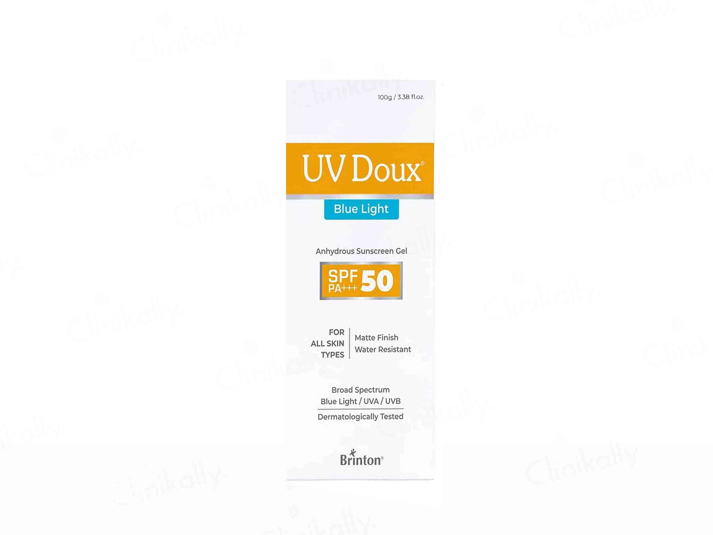 UV Doux Blue Light Anhydrous Sunscreen Gel SPF 50 PA