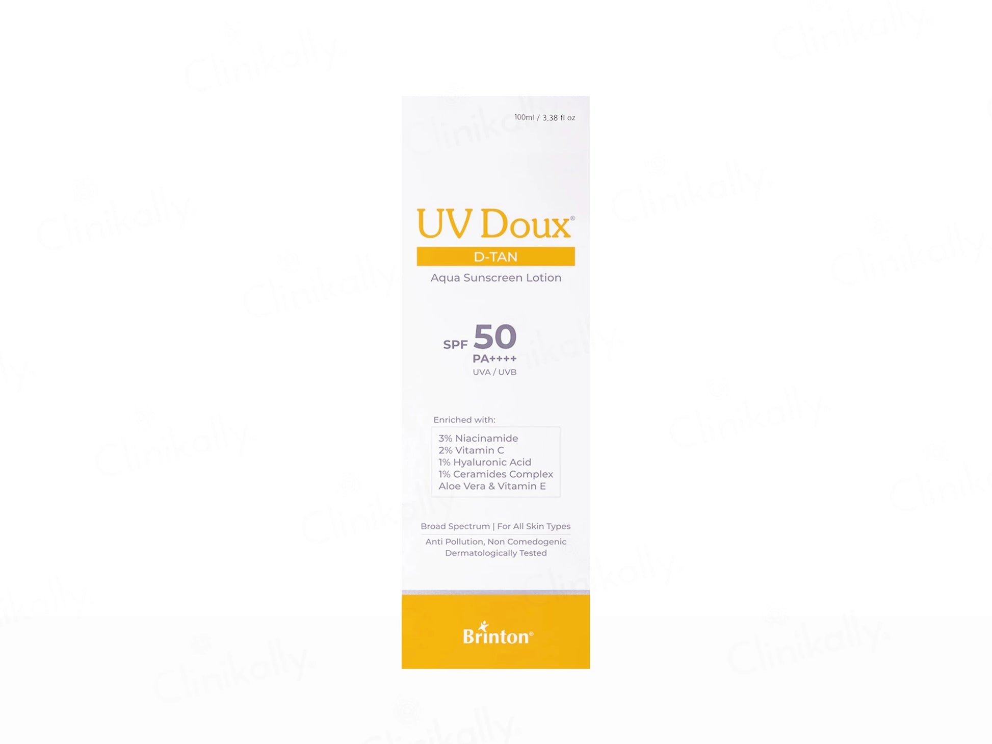 UV Doux D-Tan Aqua Sunscreen Lotion SPF 50 PA