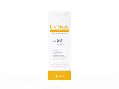 UV Doux D-Tan Aqua Sunscreen Lotion SPF 50 PA