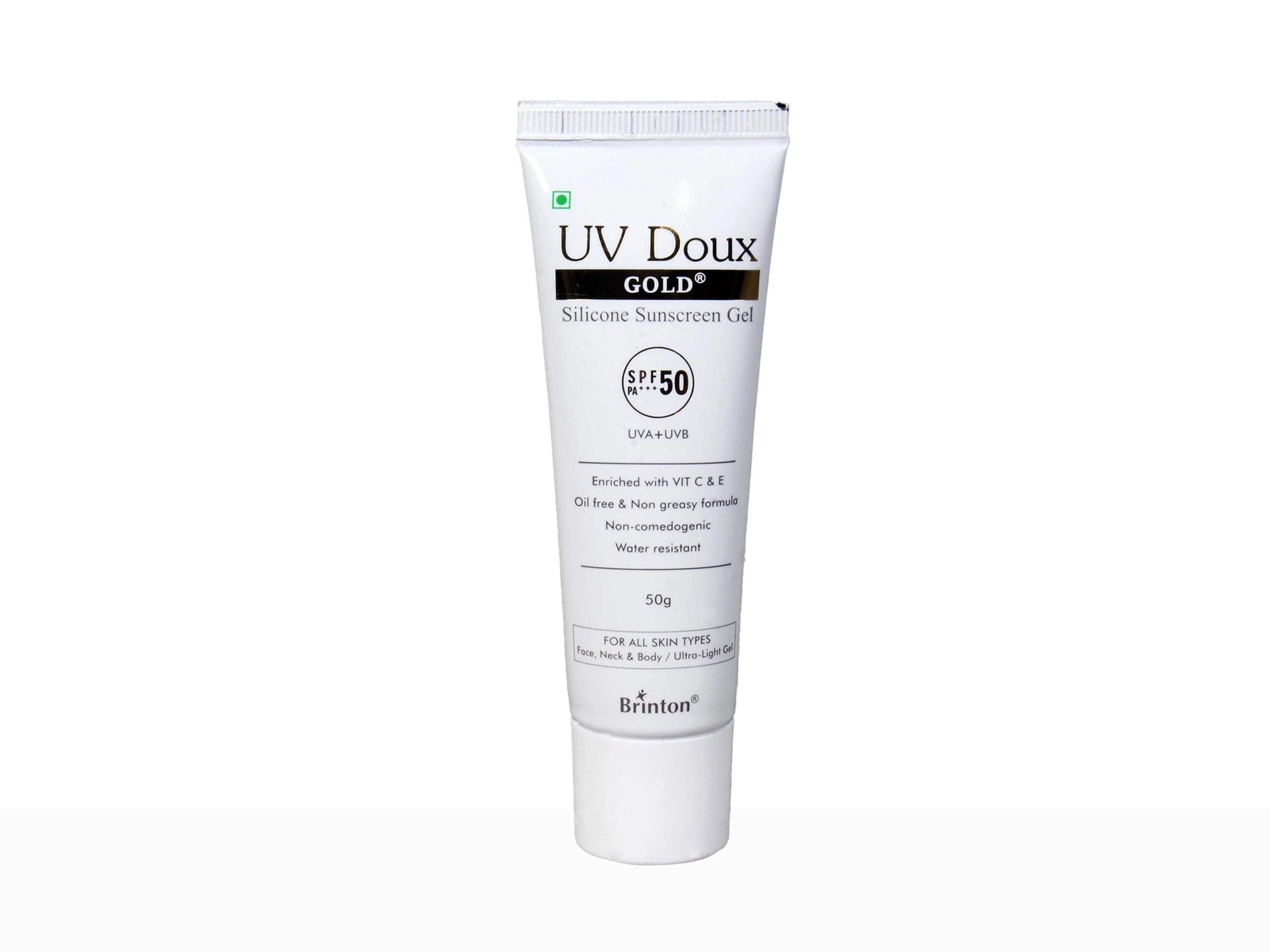 UV Doux Gold Silicone Sunscreen Gel SPF 50 PA