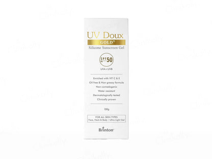 UV Doux Gold Silicone Sunscreen Gel SPF 50 PA