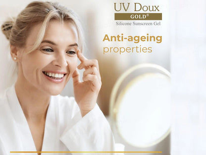 UV Doux Gold Silicone Sunscreen Gel SPF 50 PA