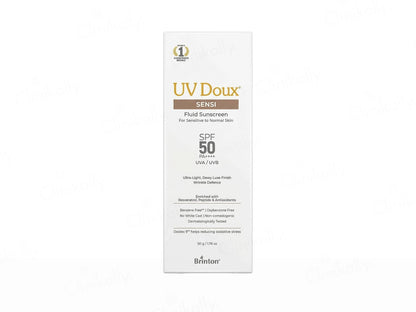 UV Doux Sensi Fluid Sunscreen SPF 50 PA For Sensitive To Normal Skin