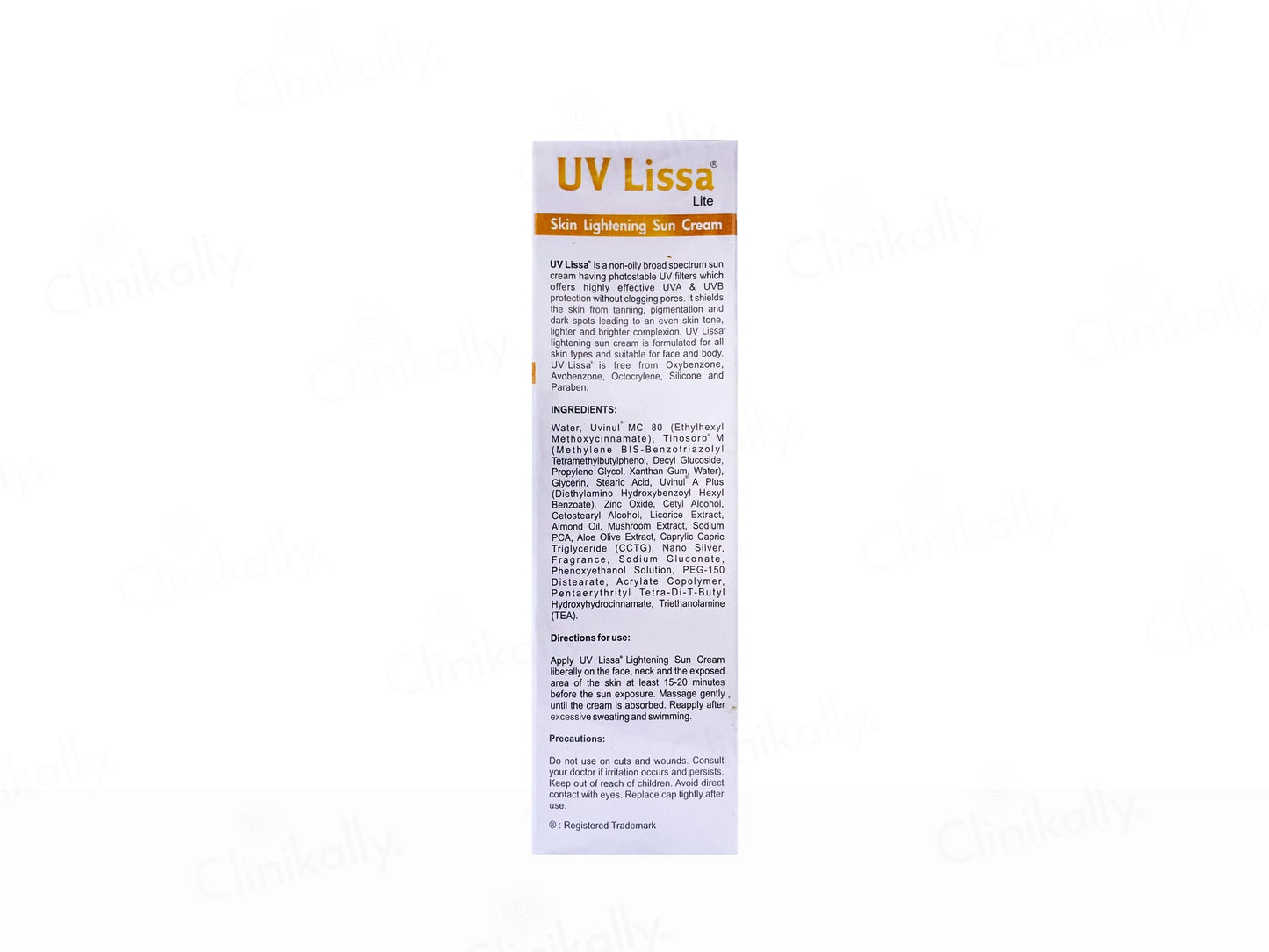 UV Lissa Lite Skin Lightening Sun Cream SPF 30 PA