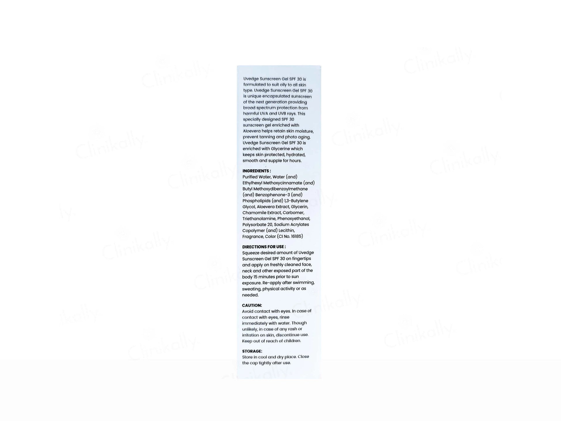UVedge Sunscreen Gel SPF 30
