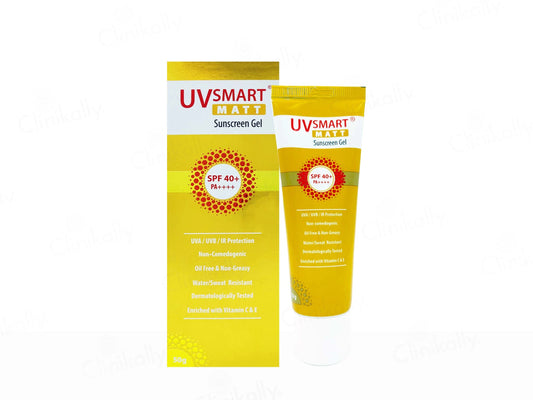 UVsmart Matt Sunscreen Gel SPF 40  PA