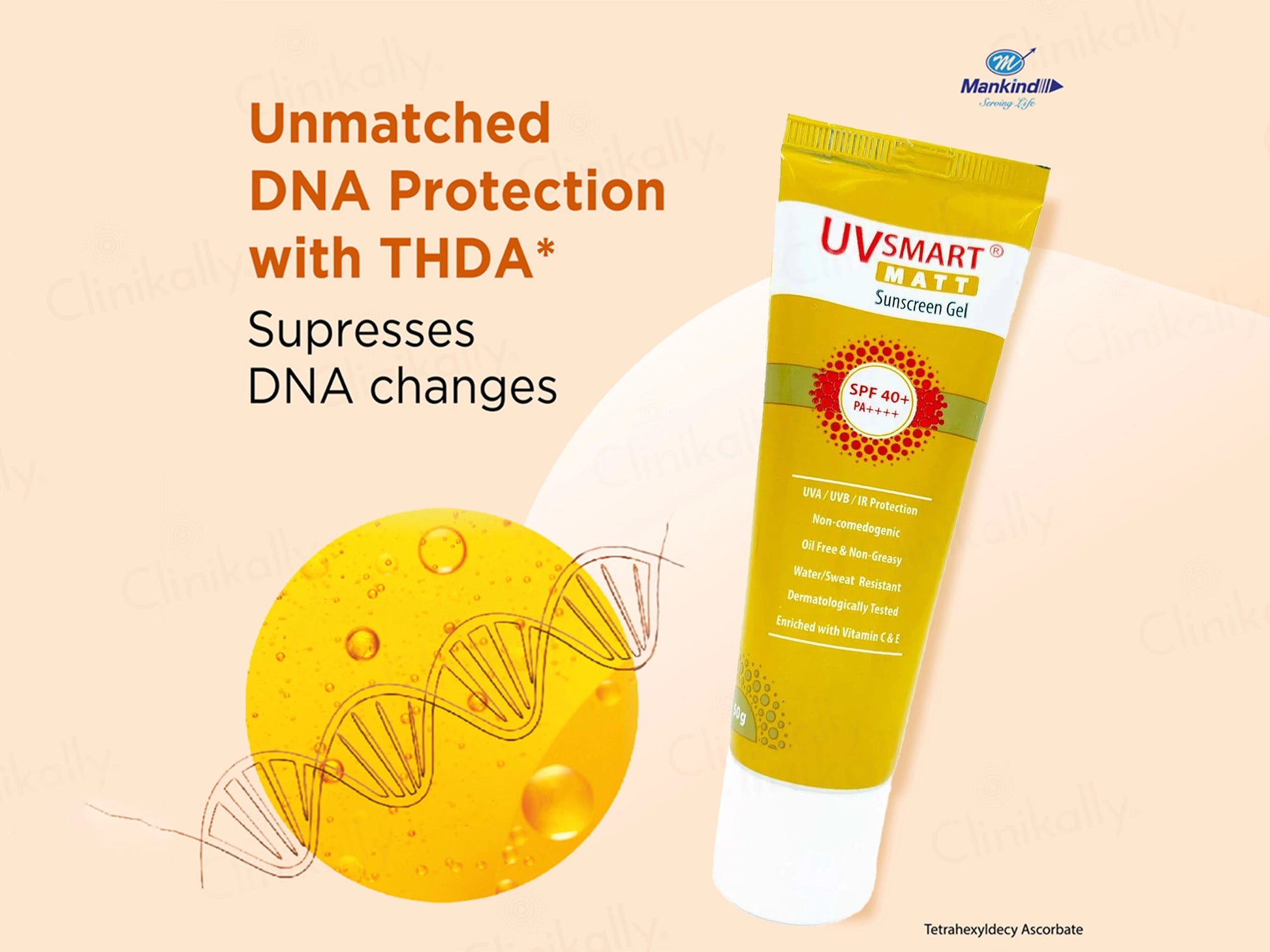 UVsmart Matt Sunscreen Gel SPF 40  PA