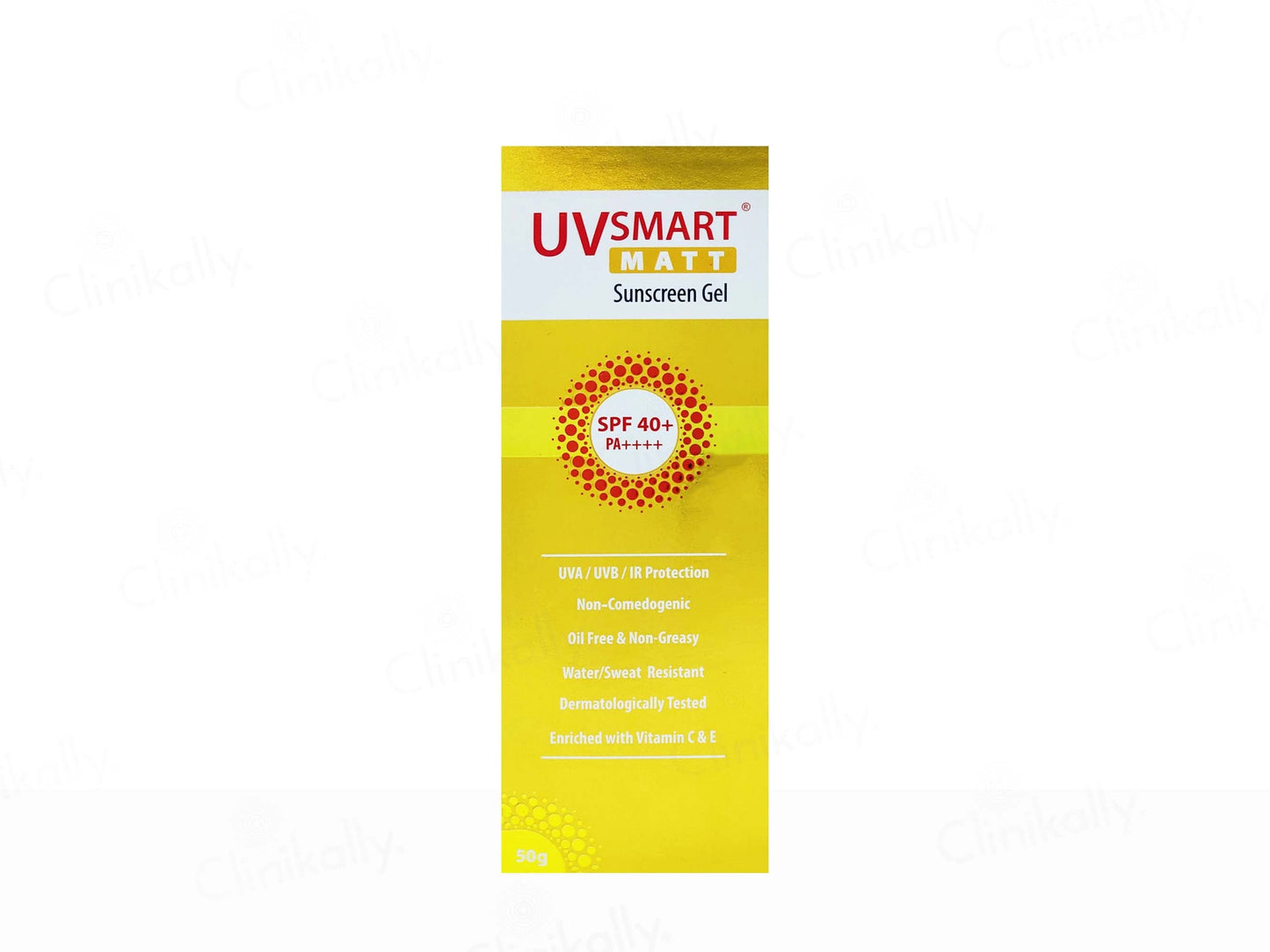 UVsmart Matt Sunscreen Gel SPF 40  PA
