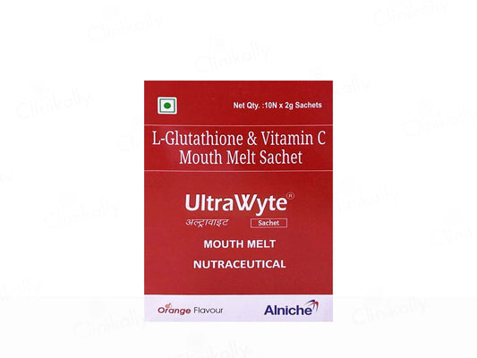 UltraWyte Mouth Melt Sachet - Orange Flavour