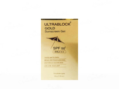 Ultrablock Gold Tinted Matte Finish Sunscreen Gel SPF 50 PA