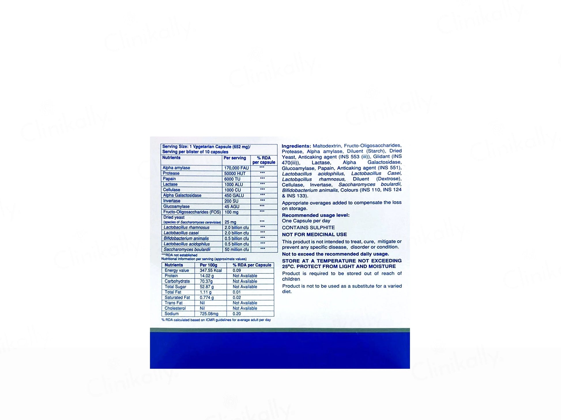 Unienzyme Pro Nutraceutical Capsule