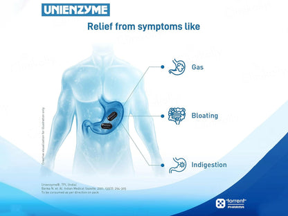 Unienzyme Tablet with Activated Charcoal