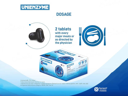 Unienzyme Tablet with Activated Charcoal