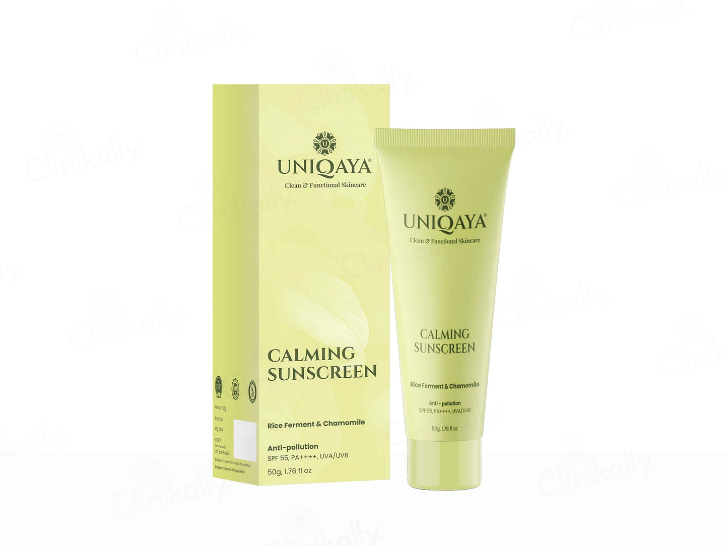 Uniqaya Calming Anti-Pollution Sunscreen SPF 55 PA