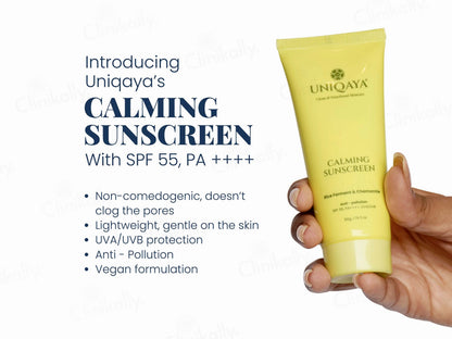 Uniqaya Calming Anti-Pollution Sunscreen SPF 55 PA