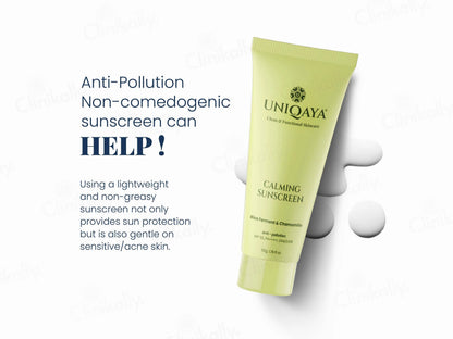 Uniqaya Calming Anti-Pollution Sunscreen SPF 55 PA