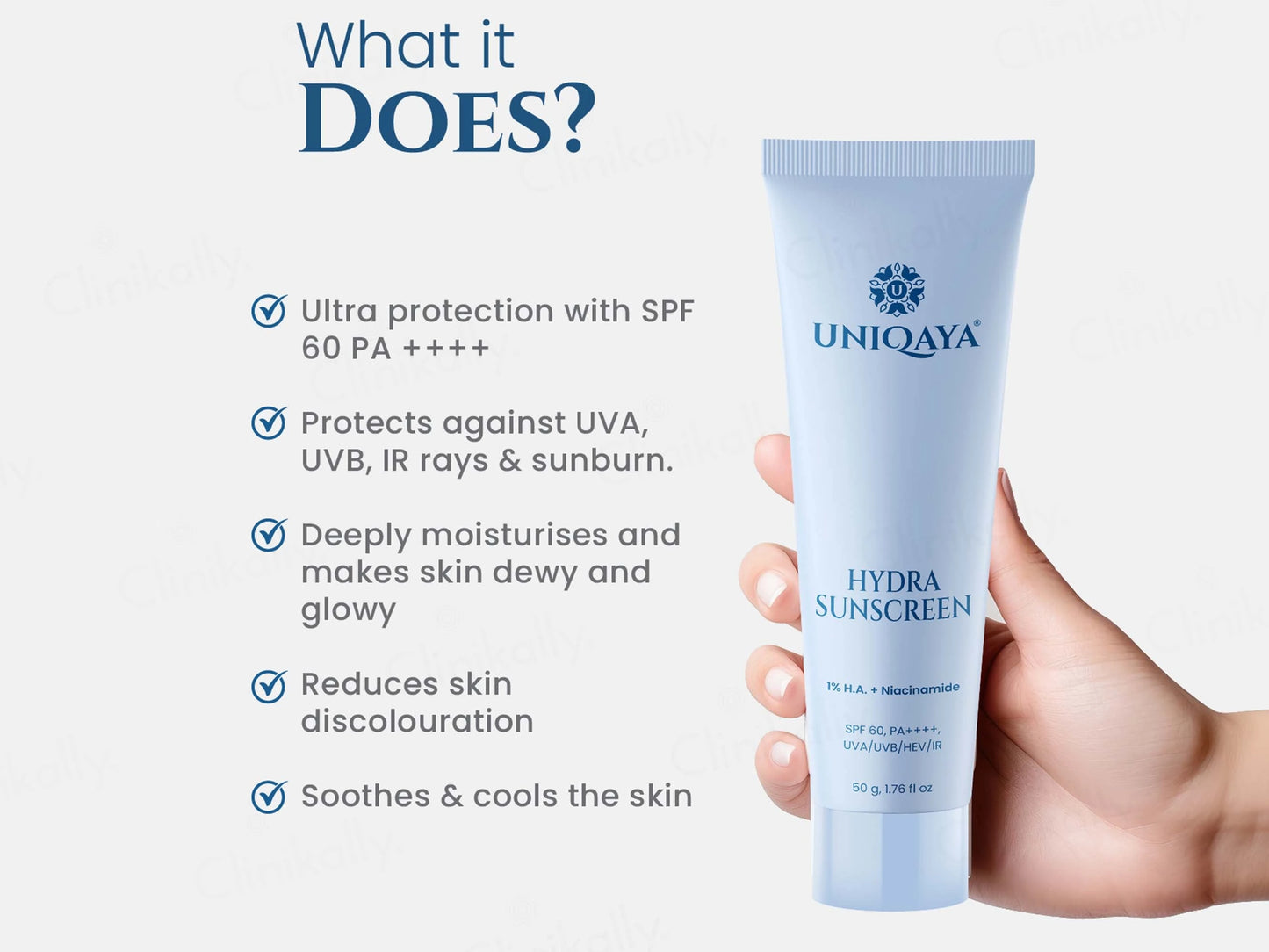 Uniqaya Hydra Sunscreen SPF 60 PA