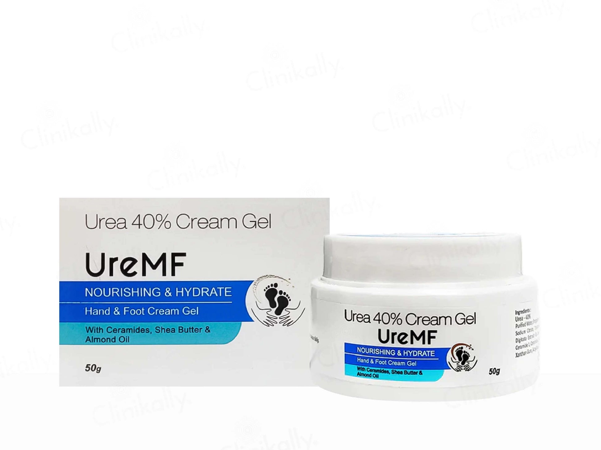 UreMF 40 Percent Urea Hand and  Foot Cream Gel