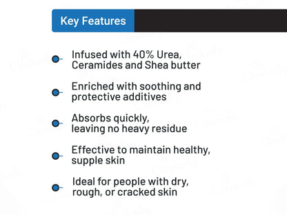 UreMF 40 Percent Urea Hand and  Foot Cream Gel