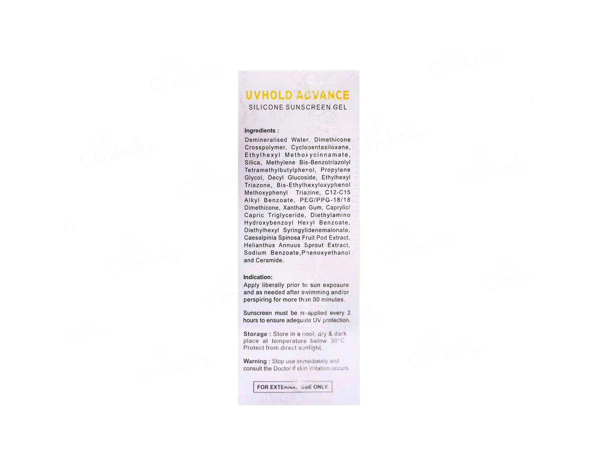 Uvhold Advance Silicone Sunscreen Gel SPF 50 PA