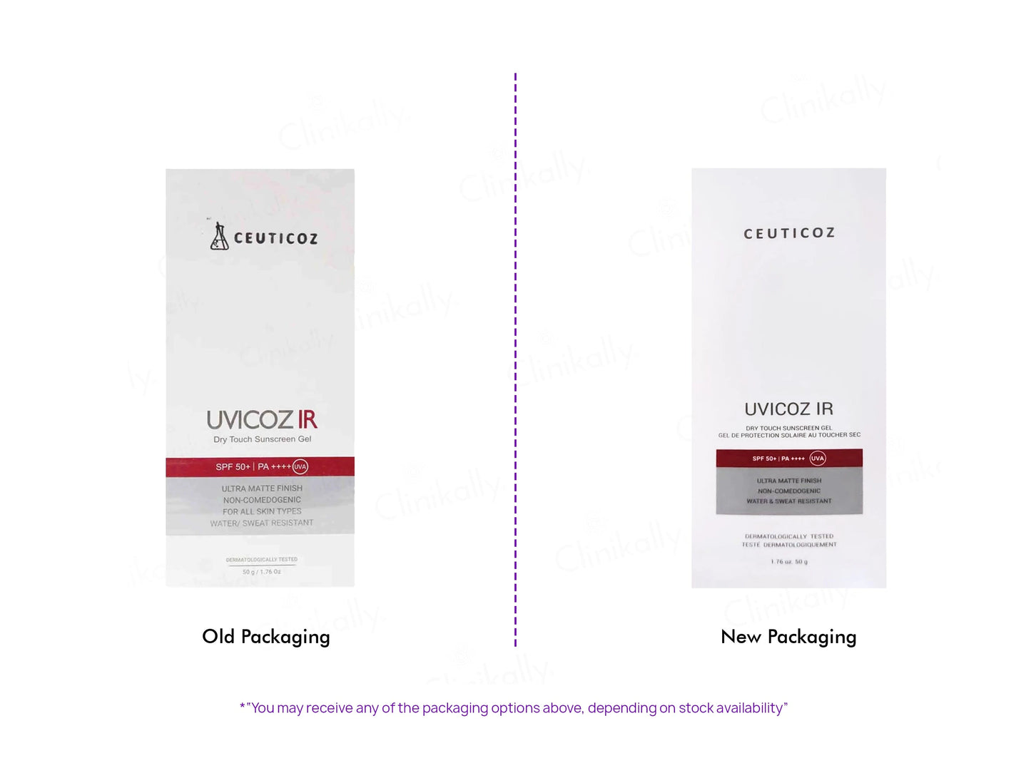 Uvicoz IR Ultra Matte Finish Dry Touch Sunscreen Gel SPF 50 PA