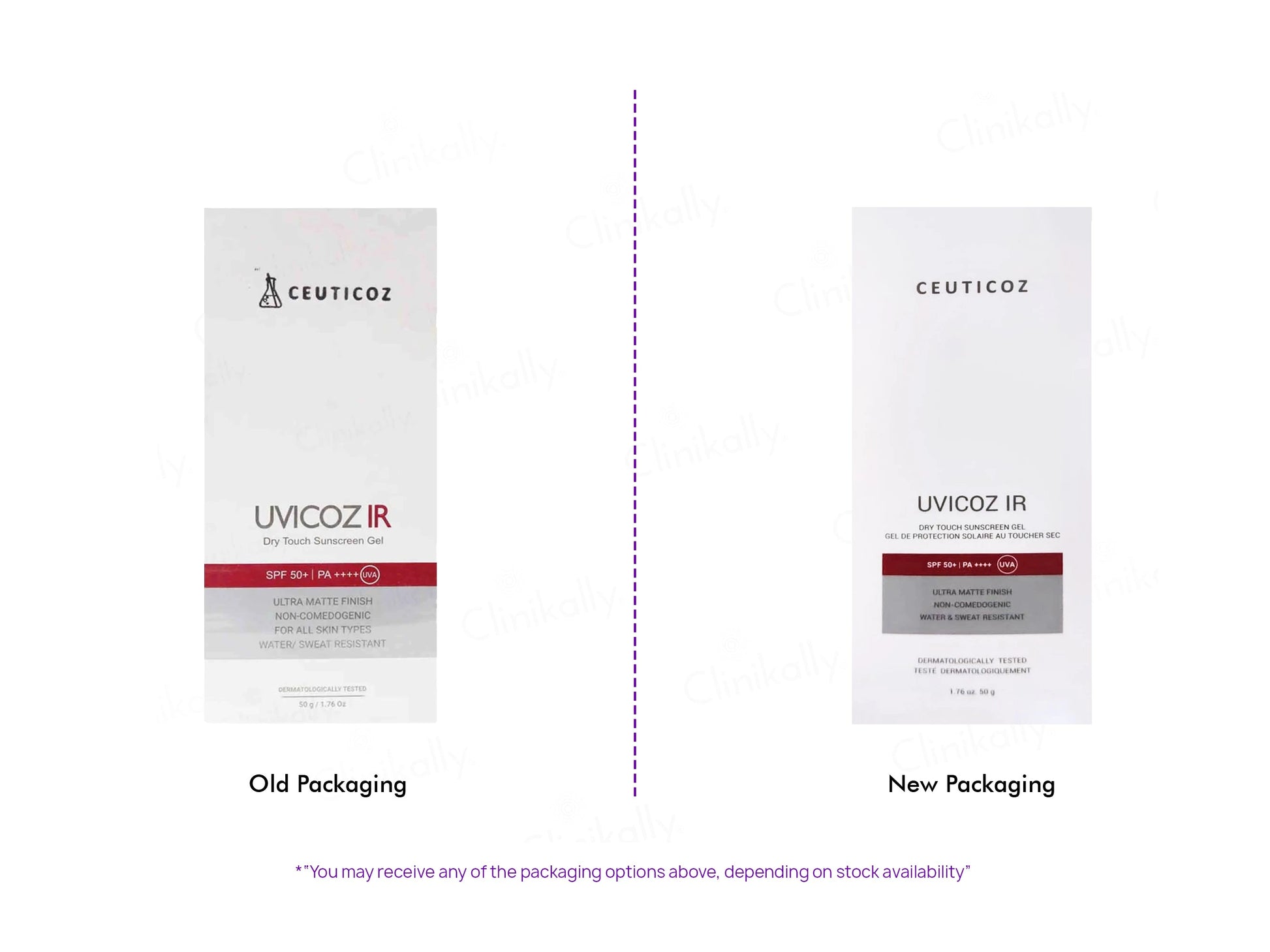 Uvicoz IR Ultra Matte Finish Dry Touch Sunscreen Gel SPF 50 PA