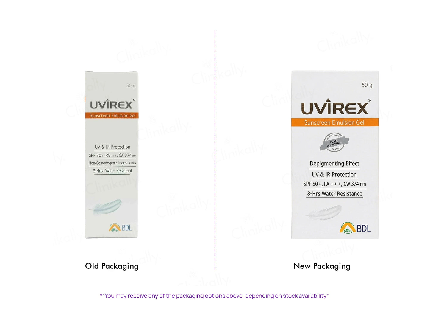 Uvirex Sunscreen Emulsion Gel SPF 50