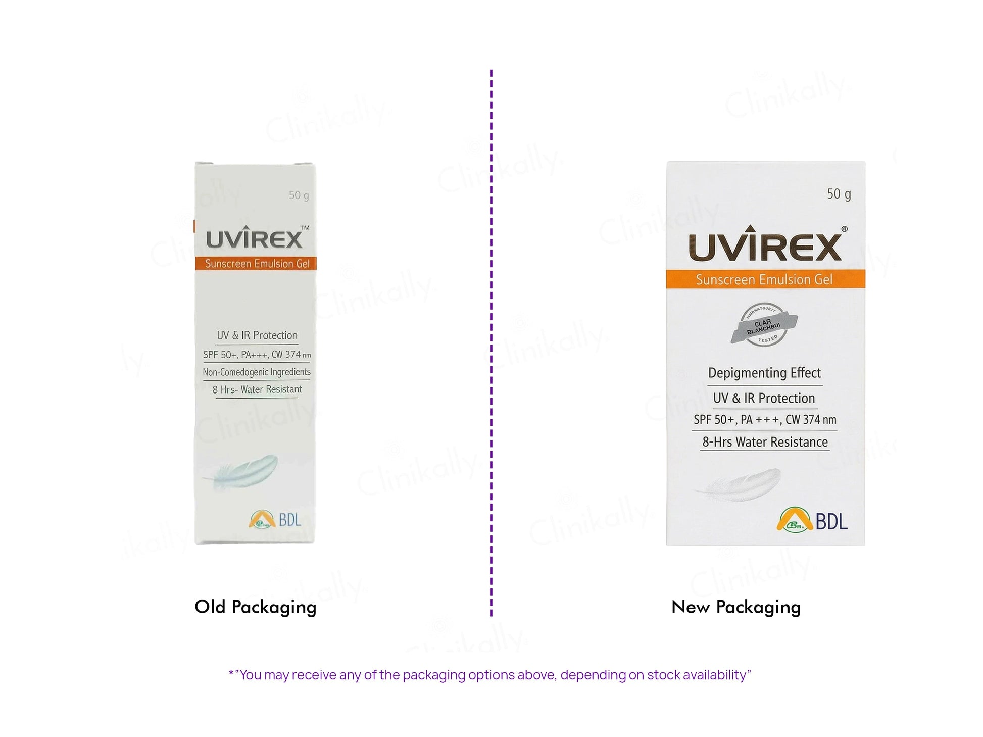 Uvirex Sunscreen Emulsion Gel SPF 50