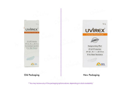 Uvirex Sunscreen Emulsion Gel SPF 50
