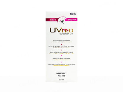 Uvmed Tinted Sunscreen Gel SPF 50