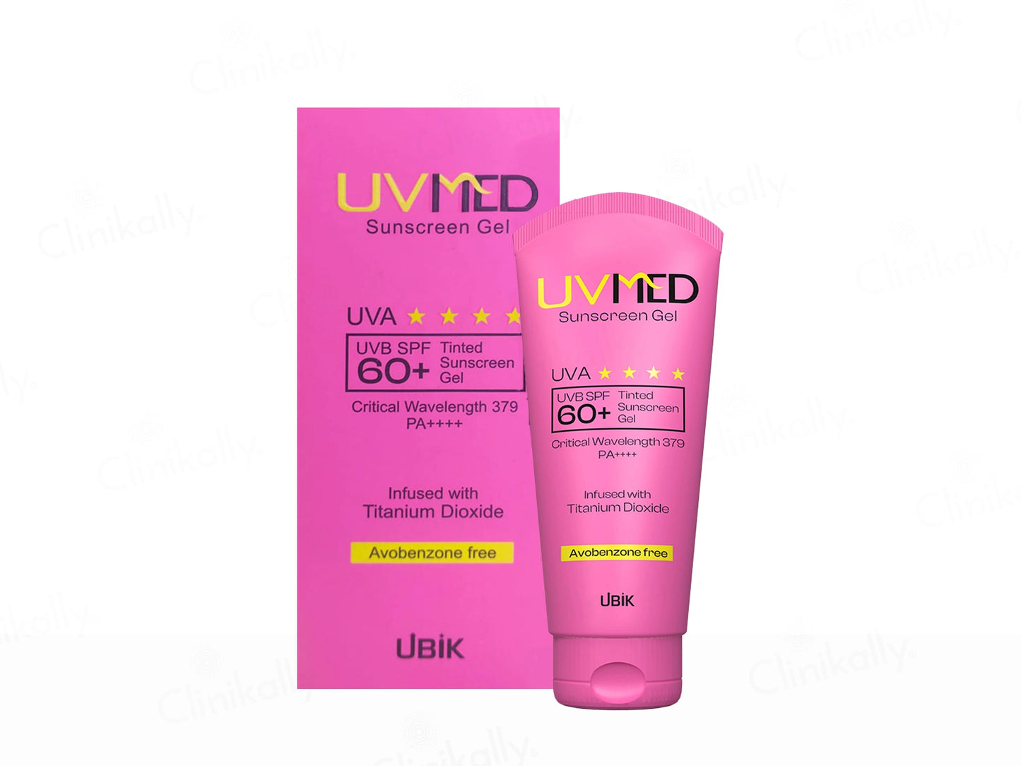Uvmed Tinted Sunscreen Gel SPF 60 PA