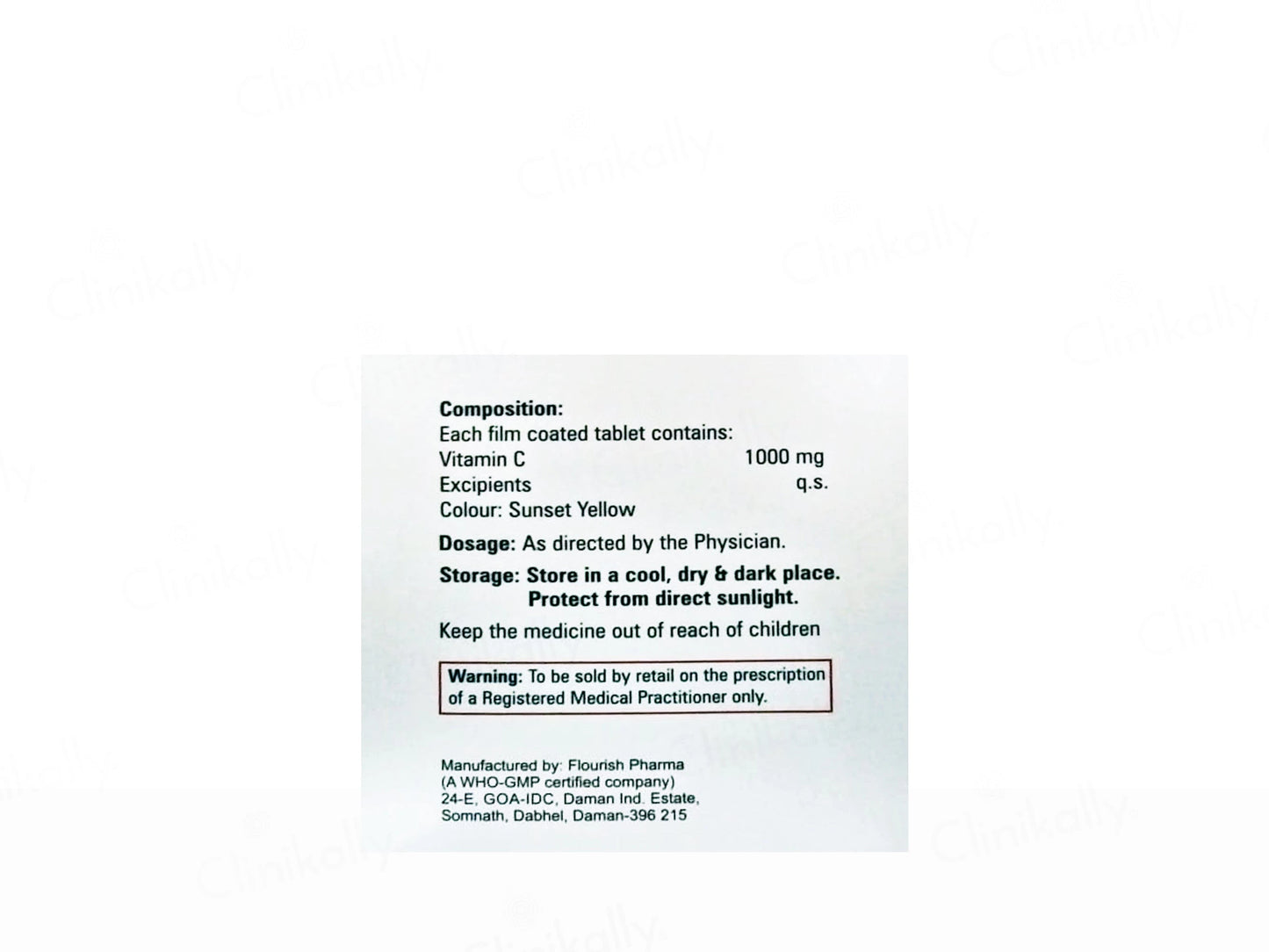 VC-Gold 1000mg Tablet