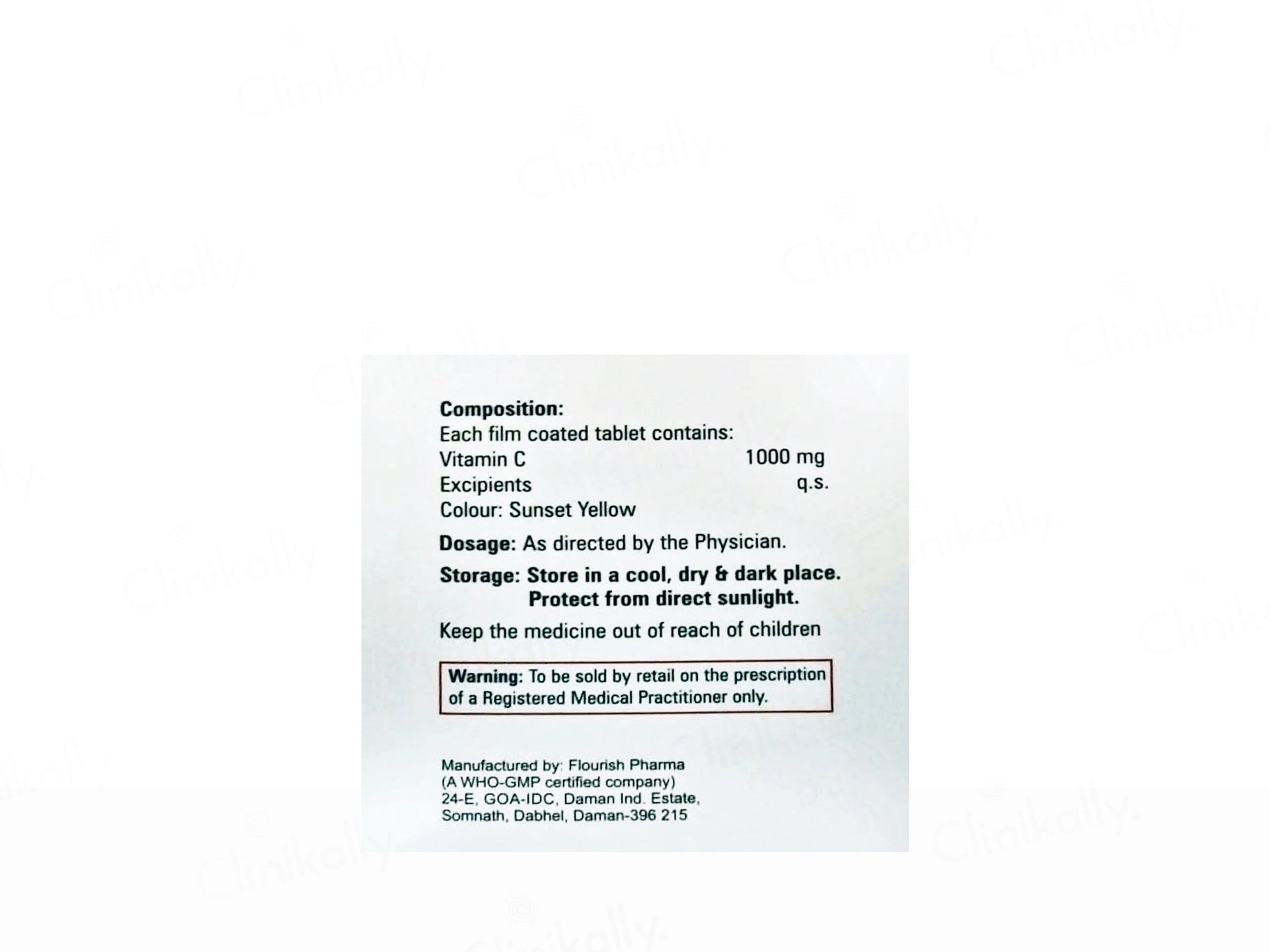 VC-Gold 1000mg Tablet