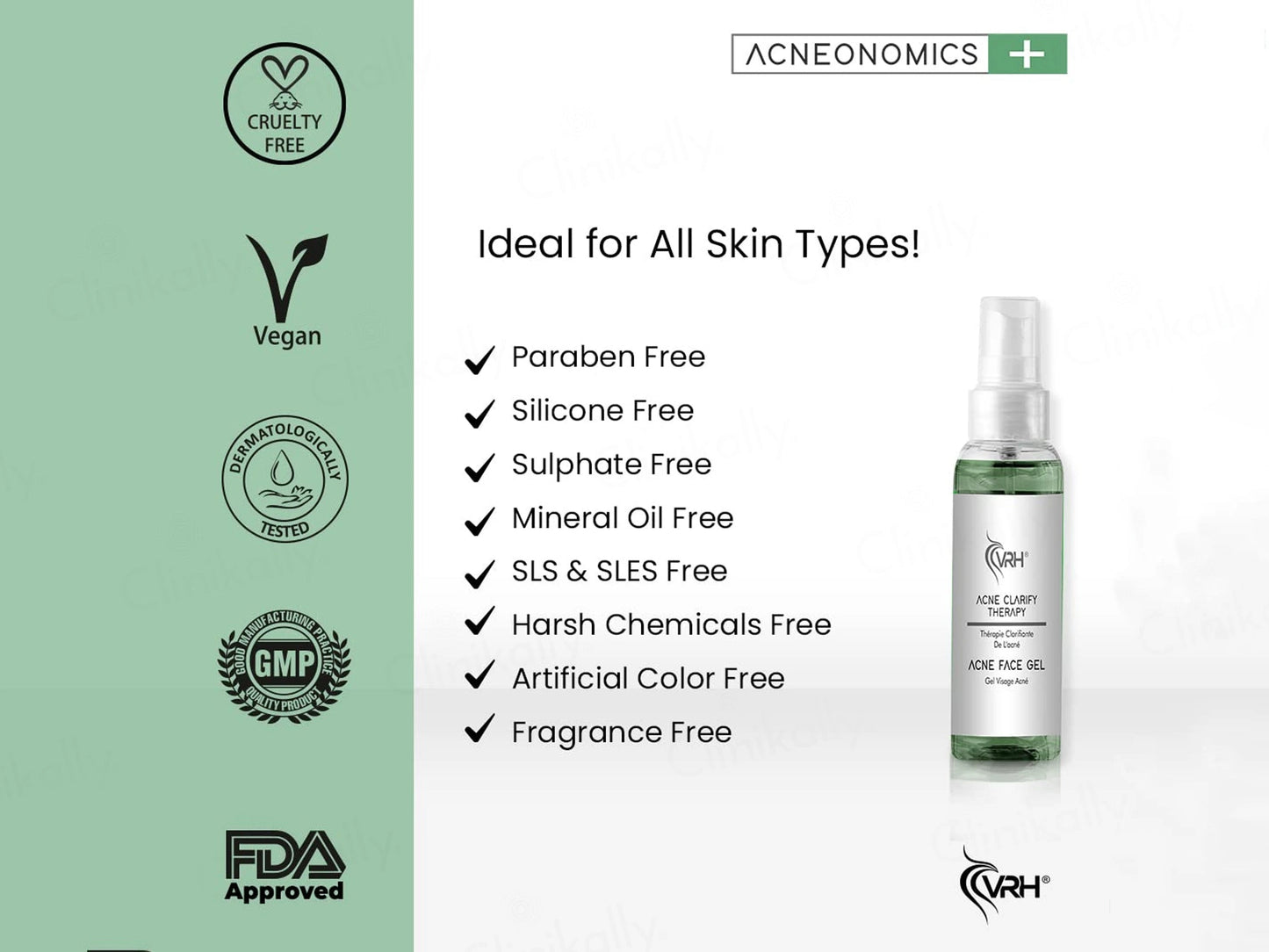 VRH Acne Clarify Therapy Acne Face Gel