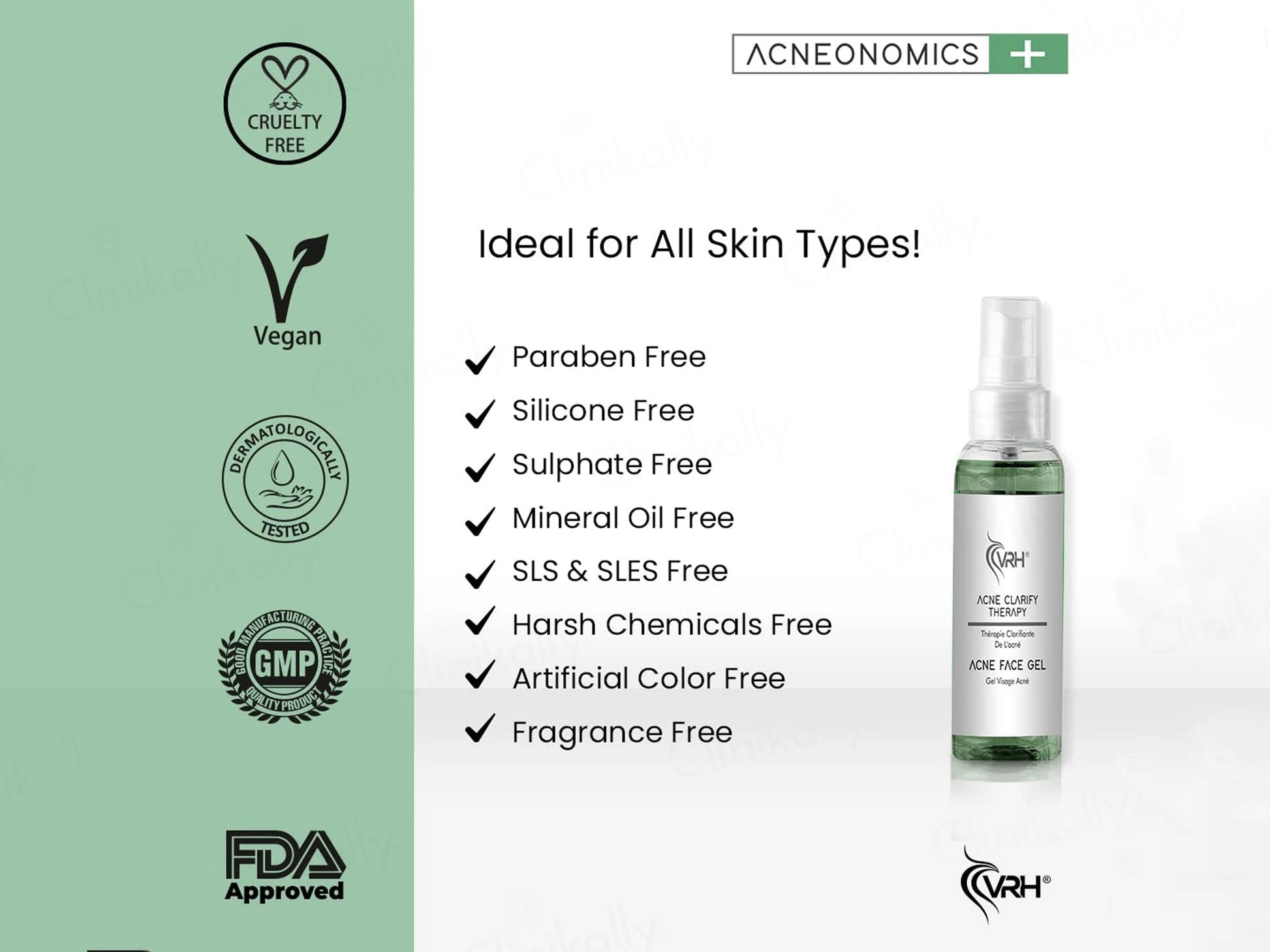 VRH Acne Clarify Therapy Acne Face Gel
